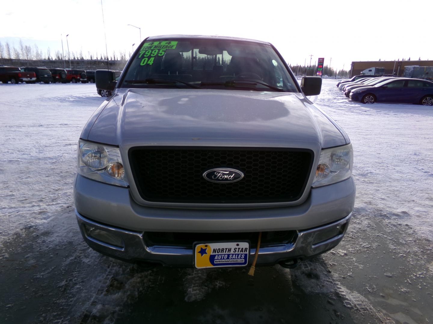 2004 Silver Ford F-150 FX4 SuperCrew 4WD (1FTPW14584K) with an 5.4L V6 SOHC 16V engine, 4-Speed Automatic Overdrive transmission, located at 2630 Philips Field Rd., Fairbanks, AK, 99709, (907) 458-0593, 64.848068, -147.780609 - Photo#1